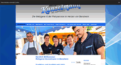 Desktop Screenshot of metzgerei-kunzelmann.de